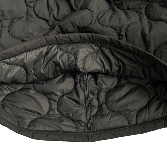 Roots Quilted Puffer Skirt Black Size Large Cabincore Apres Ski - Picture 10 of 12